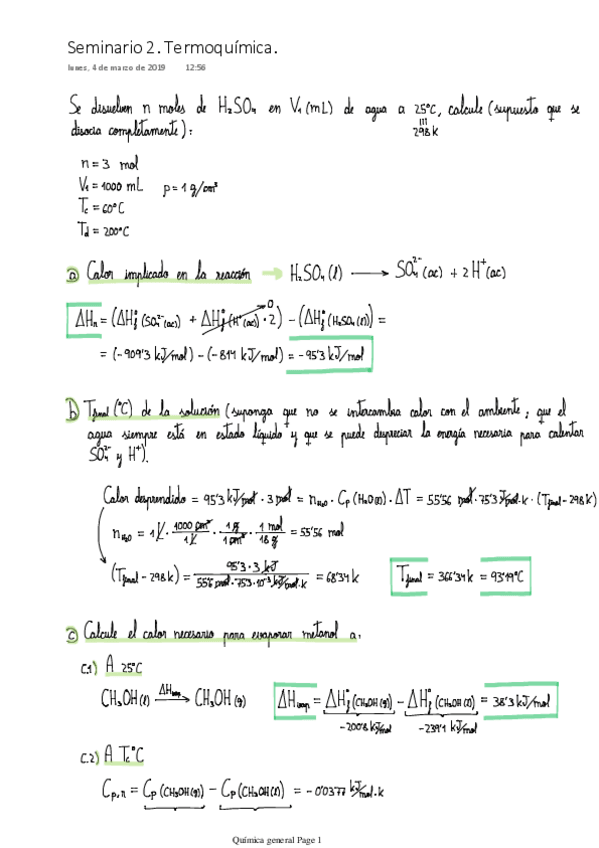 Miniatura del documento Seminario 2. Termoquímica.pdf