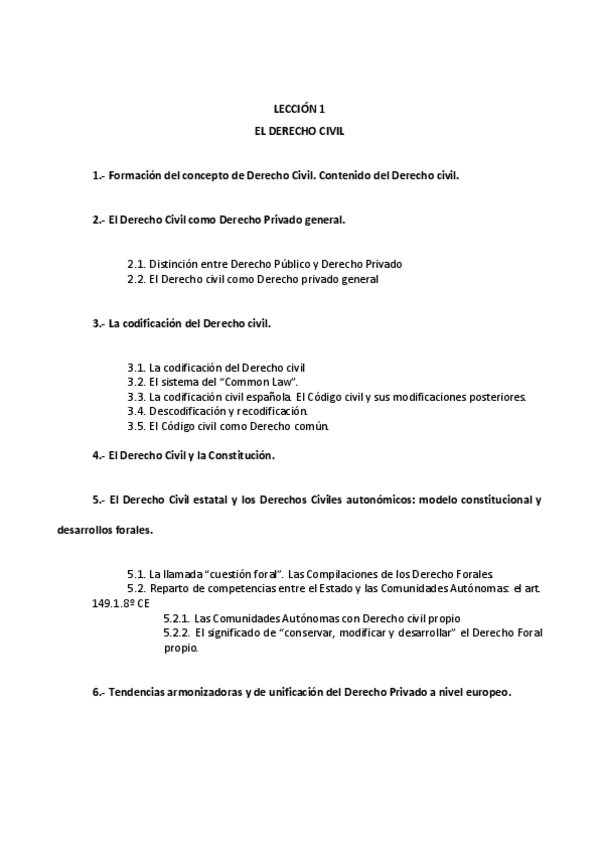 Miniatura del documento Esquema. LECCIÓN 1. El Derecho Civil 2017.18.pdf