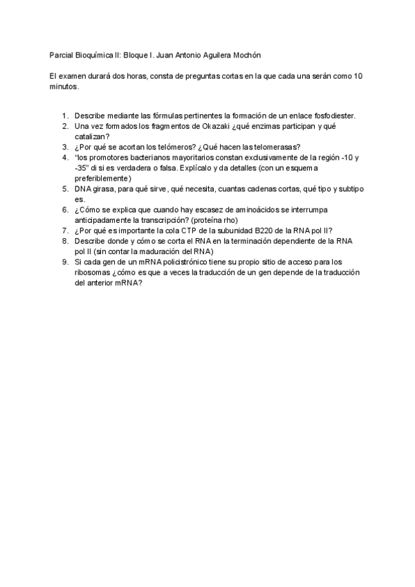 Miniatura del documento Parcial Bioquímica II_ Bloque I.pdf