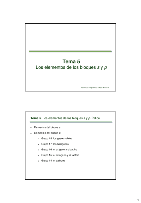Miniatura del documento tema 5. Elementos de los bloques s y p.pdf