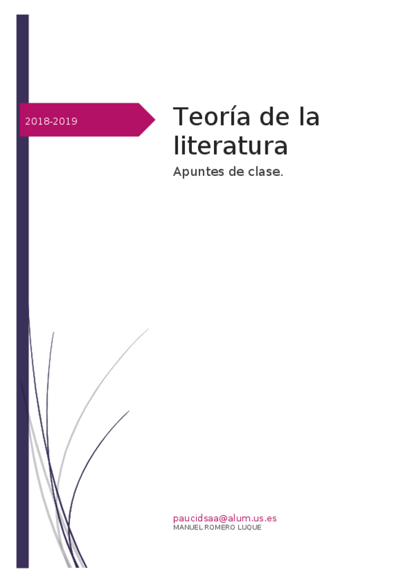 Miniatura del documento Teoría de la literatura 18-19.odt