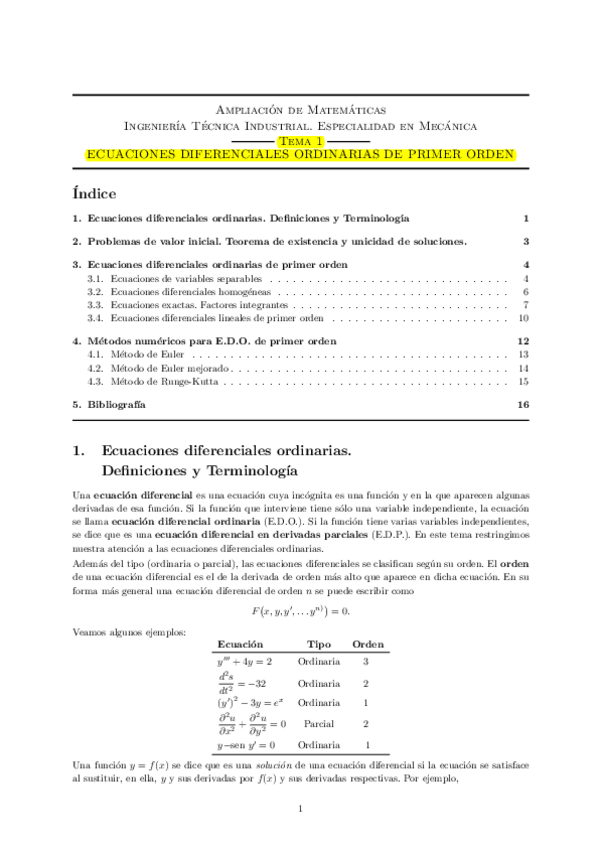 Miniatura del documento Tema 1 - Ecuaciones diferenciales ordinarias.pdf