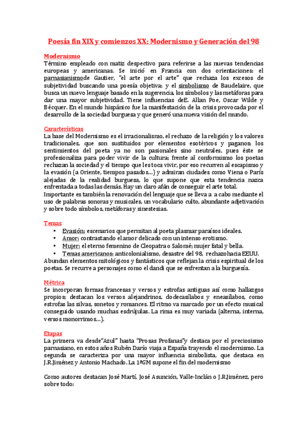 Miniatura del documento 1.Poesía fin del XIX comienzos del XX; Modernismo y Generación del 98.pdf