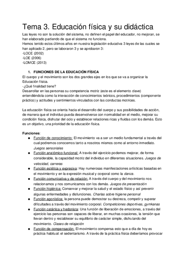 Miniatura del documento Tema 3. Educación física y su didáctica.docx