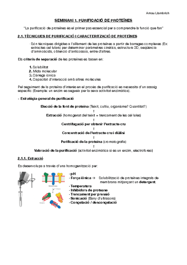 Miniatura del documento Seminari 1 Bioquímica (Purificació de proteïnes).pdf