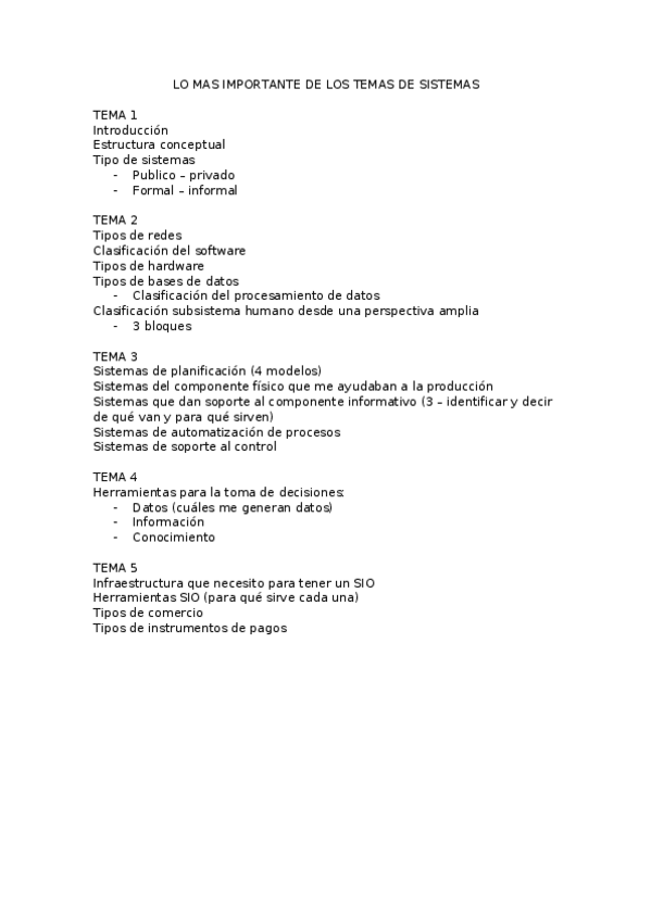 Miniatura del documento LO MAS IMPORTANTE DE LOS TEMAS DE SISTEMAS.docx
