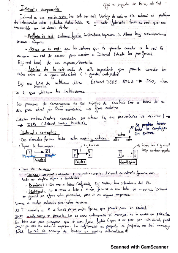 Miniatura del documento Apuntes Tema 1 - Redes de ordenadores e Internet.pdf