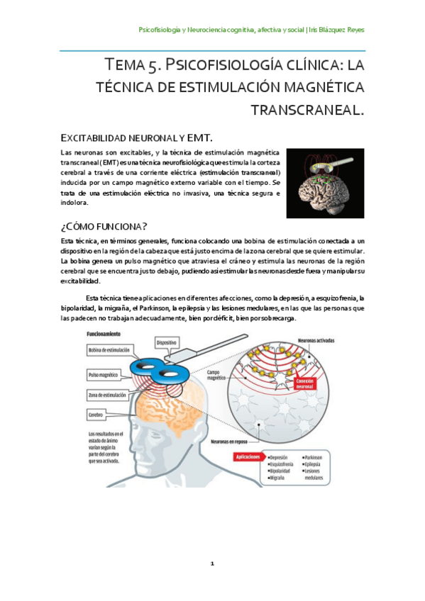 Miniatura del documento TEMA 5.2. PSICOFISIOLOGÍA CLÍNICA. LA TÉCNICA DE ESTIMULACIÓN MAGNÉTICA TRANSCRANEAL.pdf
