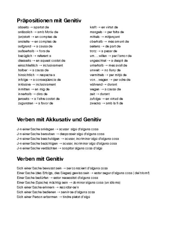 Miniatura del documento Genitiv. Präpositionen und Verben.pdf
