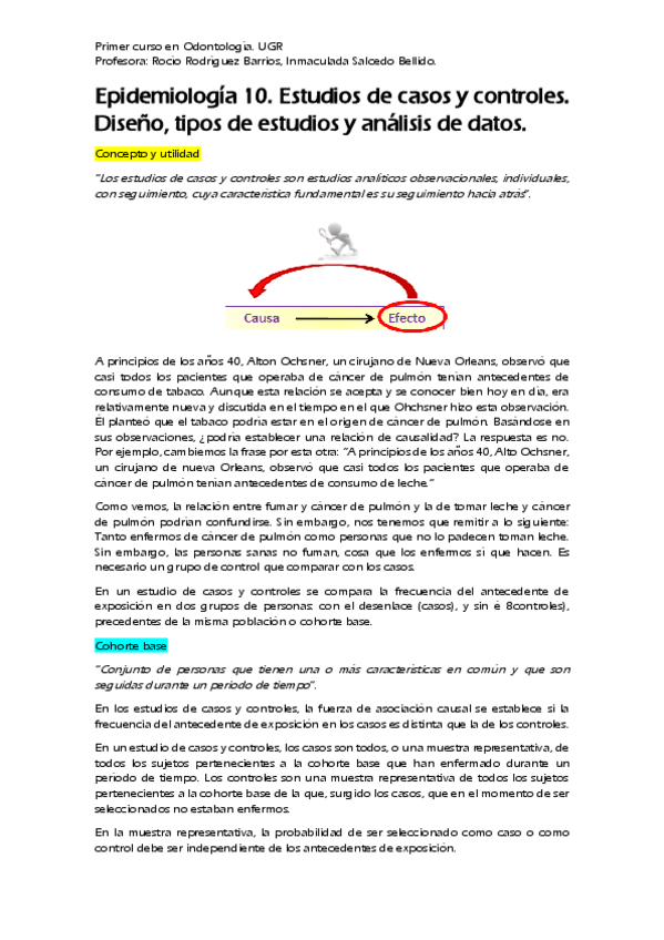 Miniatura del documento Epidemiología 10. Casos y Controles..pdf