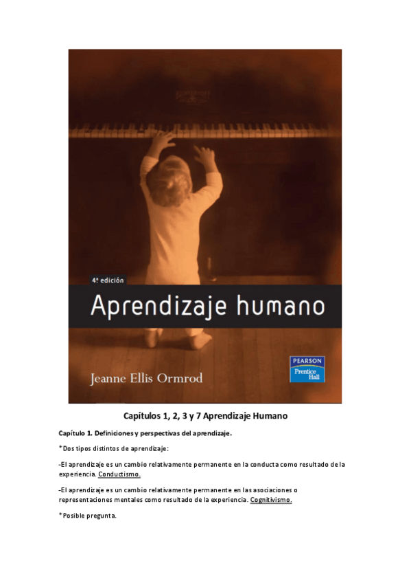 Miniatura del documento Capítulos 1 y 2 Aprendizaje humano.pdf