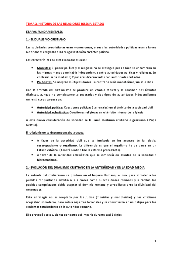 Miniatura del documento TEMA 2. HISTORIA DE LAS RELACIONES IGLESIA-ESTADO.pdf