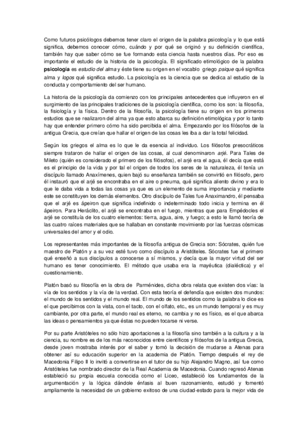 Miniatura del documento Ensayo Historia de la Psicología Parcial 1.docx