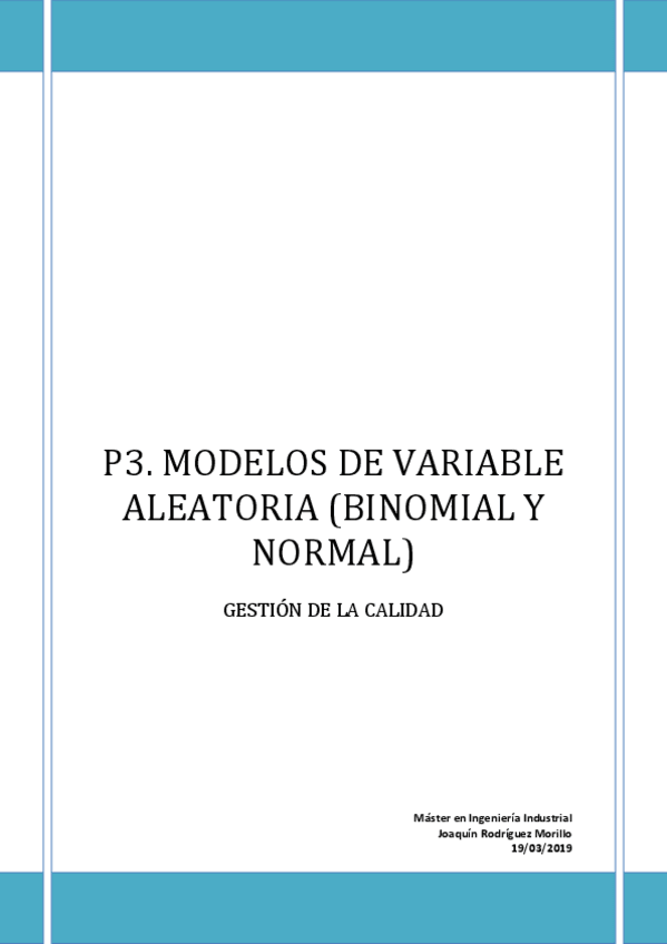 Miniatura del documento P3. Modelos de variable aleatoria (binomial y normal).pdf