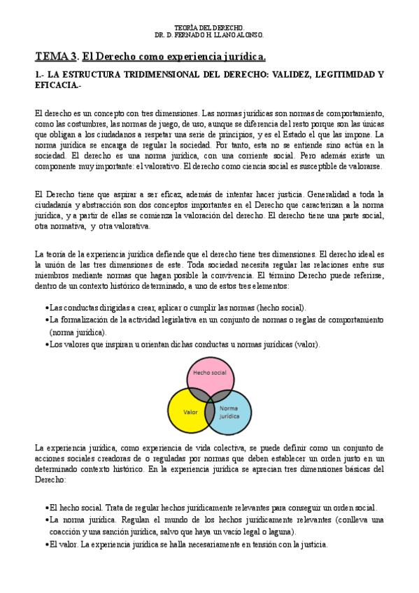 Miniatura del documento Tema 3. El Derecho como experiencia jurídica..pdf