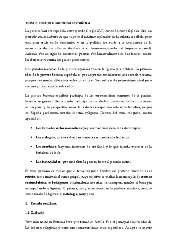 Miniatura del documento TEMA 5. PINTURA BARROCA EN ESPAÑA.pdf