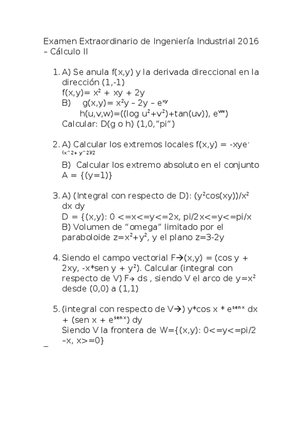 Miniatura del documento Calculo II Extraordinario 2016.docx
