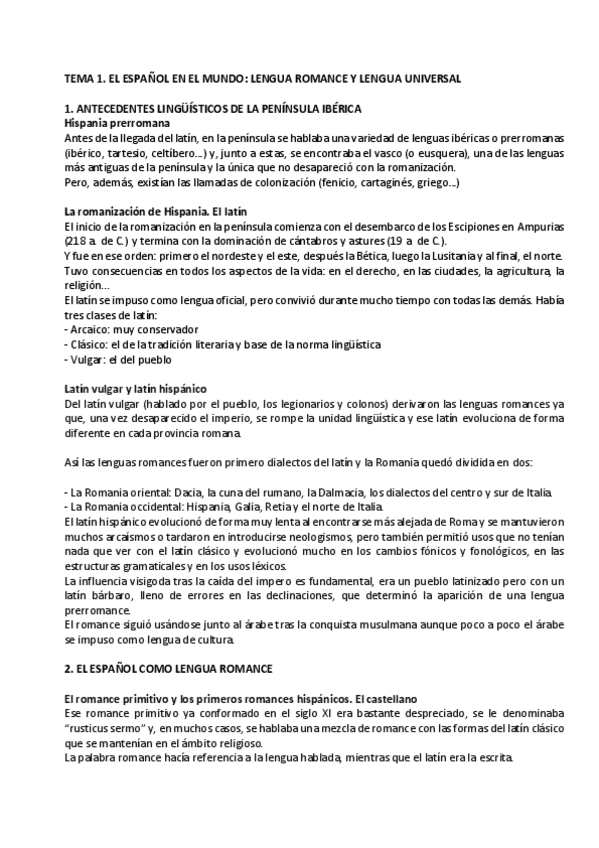Miniatura del documento Tema 1 El español en el mundo.pdf