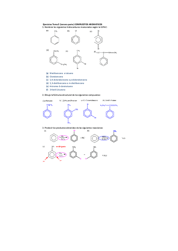 Miniatura del documento Ejercicios resueltos Tema 5 _PARTE AROMATICOS_.pdf