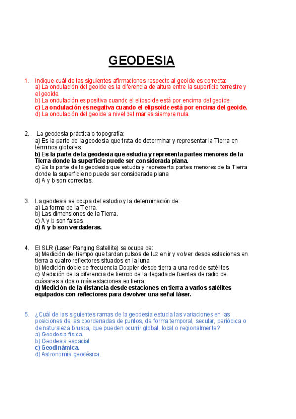 Miniatura del documento Preguntas Geodesia con solución.pdf