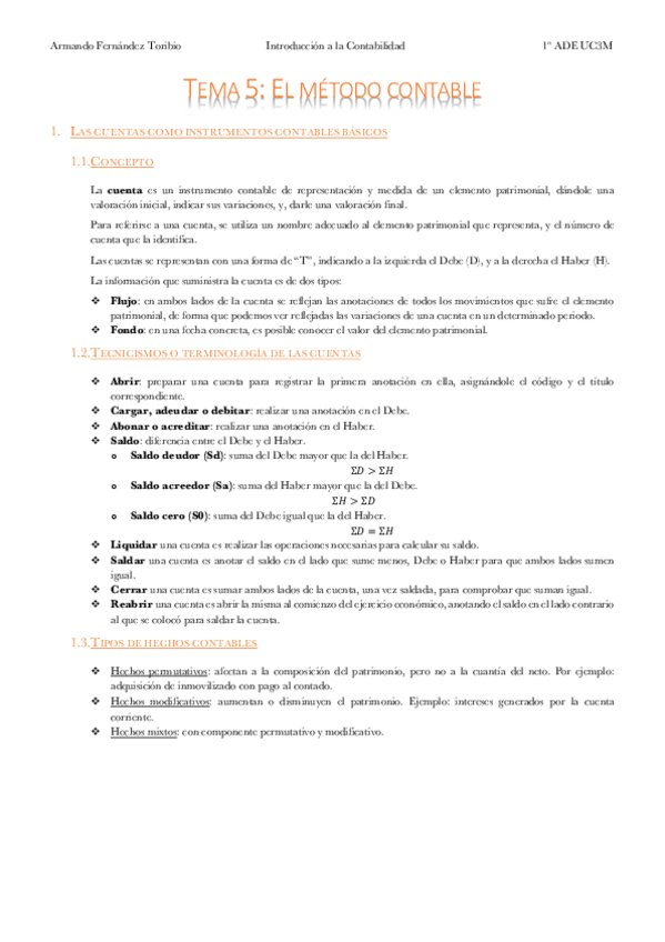 Miniatura del documento Apuntes Tema 5 Introducción a la Contabilidad.pdf