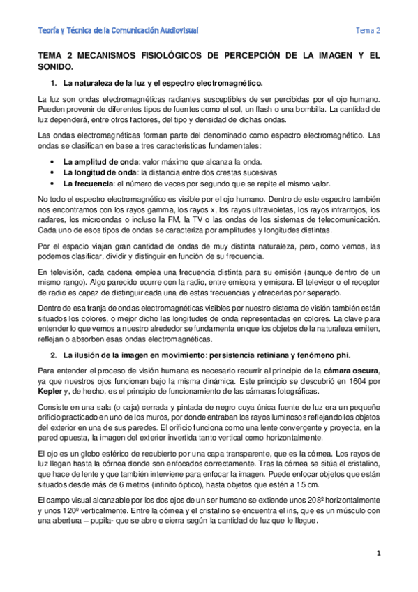 Miniatura del documento TEMA 2 MECANISMOS FISIOLÓGICOS DE PERCEPCIÓN DE LA IMAGEN Y EL SONIDO.pdf