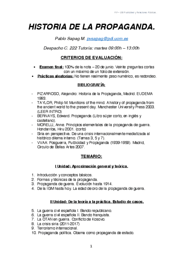 Miniatura del documento Historia de la propaganda completo