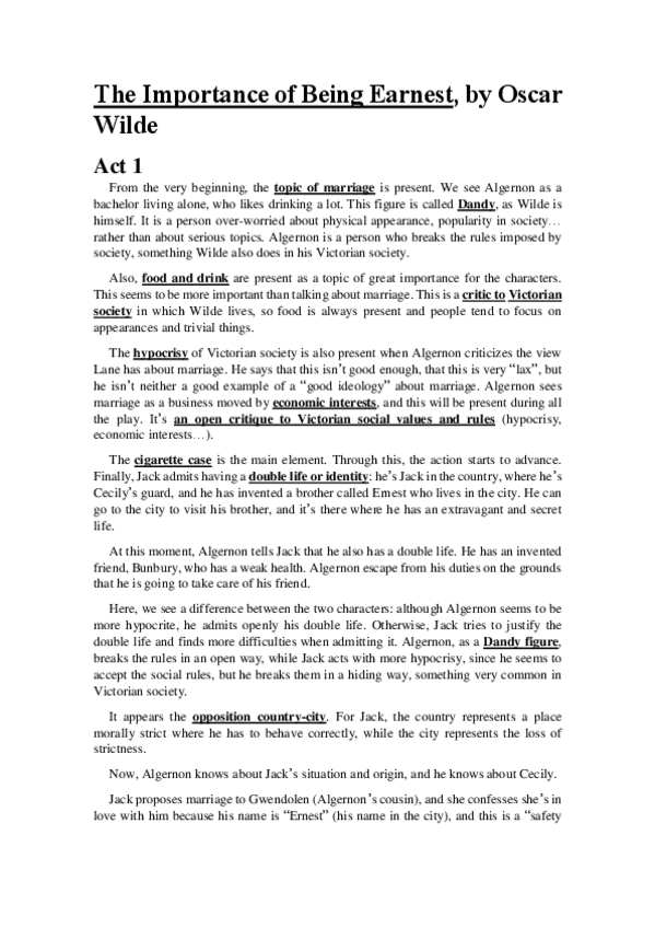 Miniatura del documento Apuntes The Importance of Being Earnest.docx.pdf