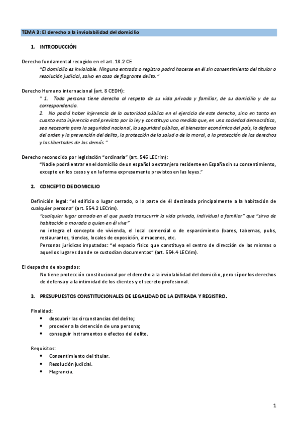 Miniatura del documento Tema 3. El derecho a la inviolabilidad del domicilio.pdf
