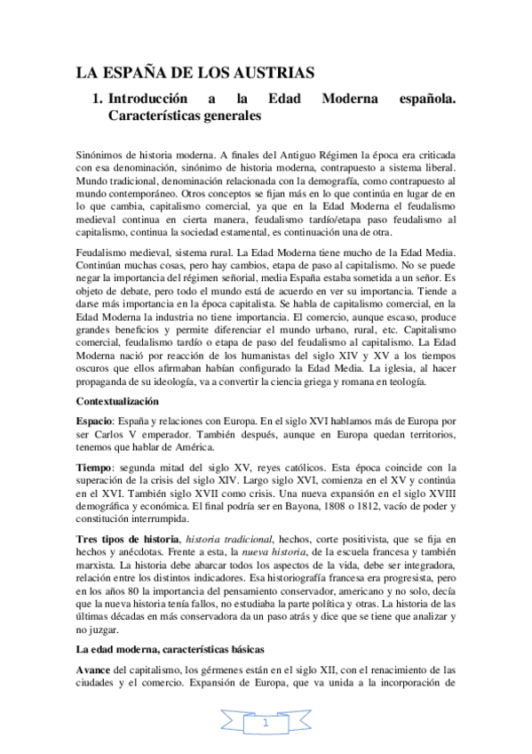 Miniatura del documento Historia moderna de España.docx