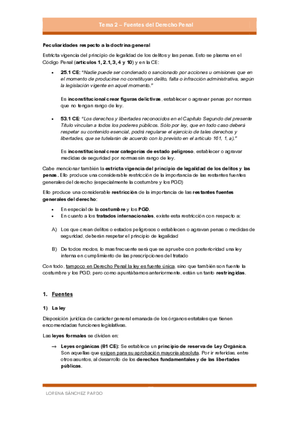 Miniatura del documento Tema 2 - Fuentes del Derecho Penal.pdf
