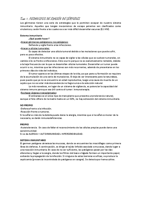 Miniatura del documento T1.Inmuno Clínica (mecanismos de evasión).pdf