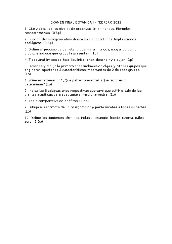Miniatura del documento EXAMEN FINAL BOTÁNICA I.docx