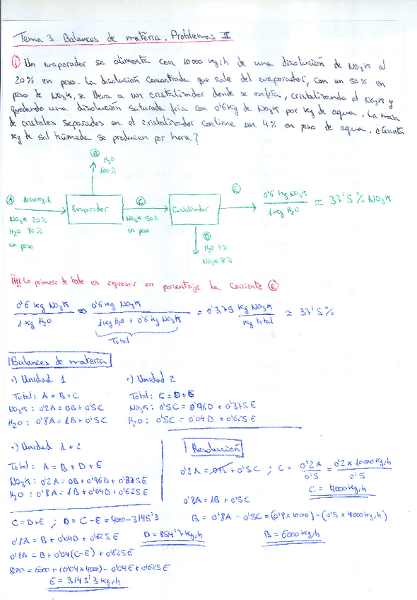 Miniatura del documento Relación 2. Tema 3 Balances de materia.pdf