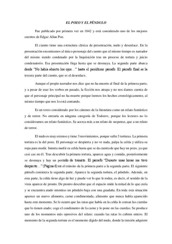 Miniatura del documento EL POZO Y EL PÉNDULO apuntes.pdf