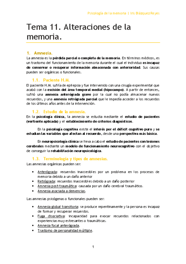 Miniatura del documento TEMA 11. ALTERACIONES DE LA MEMORIA.pdf