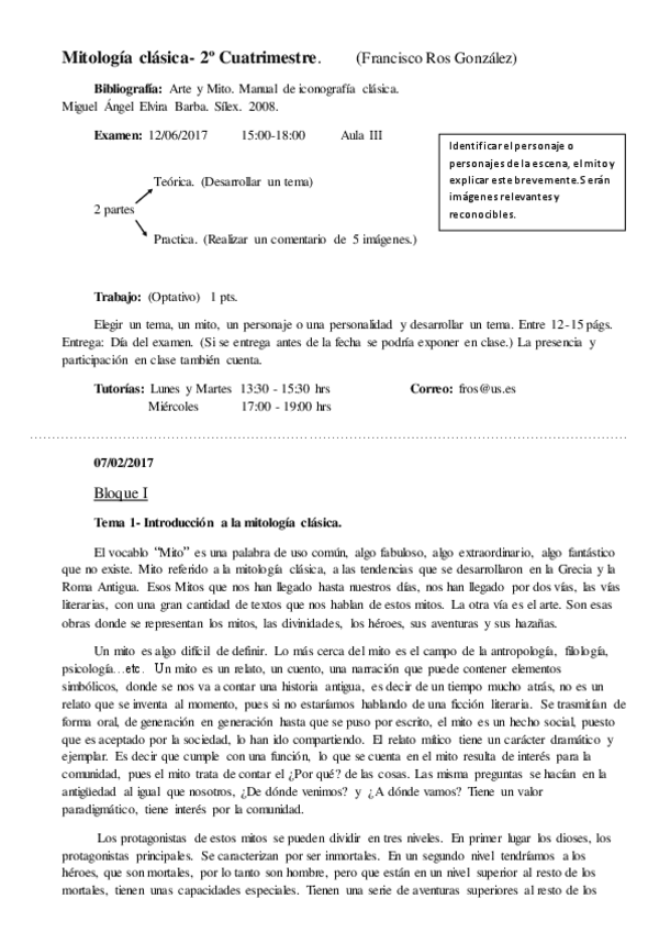 Miniatura del documento Apuntes Mitologia clásica. Tema 1..pdf