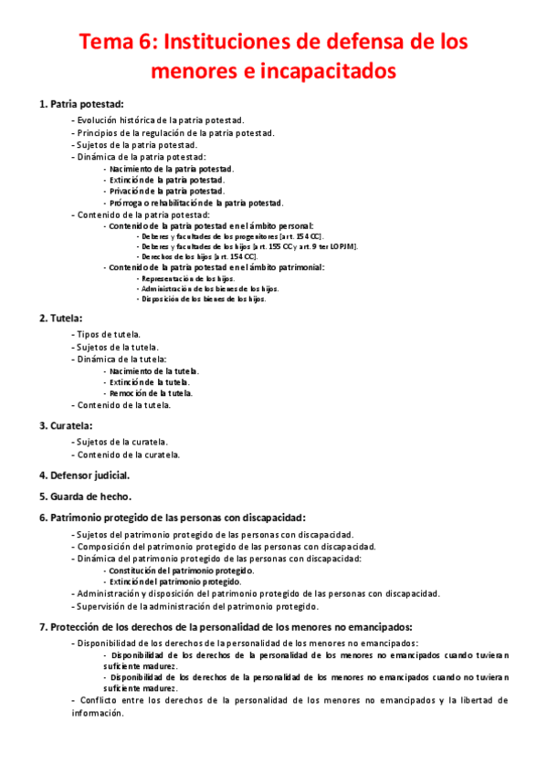 Miniatura del documento Tema 6 - Instituciones de defensa de los menores e incapacitados.pdf