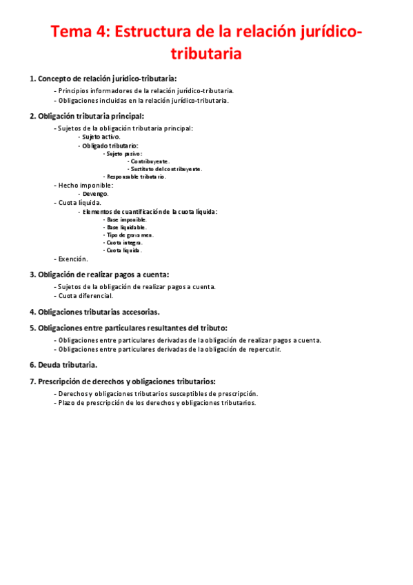 Miniatura del documento Tema 4 - Estructura de la relación jurídico-tributaria.pdf