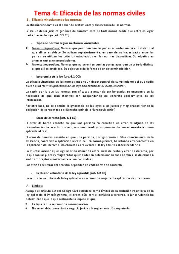 Miniatura del documento Tema 4 - Eficacia de las normas civiles.pdf