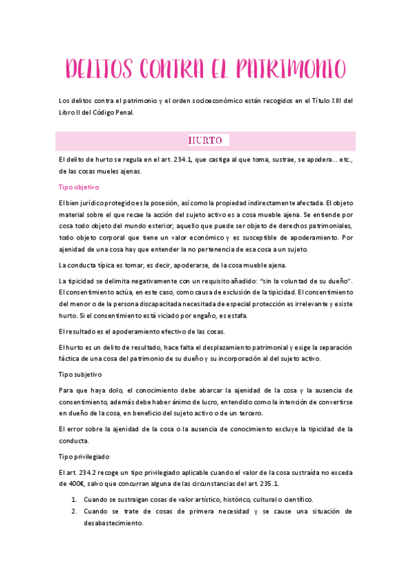 Miniatura del documento TEMA 9. DELITOS CONTRA EL PATRIMONIO.pdf