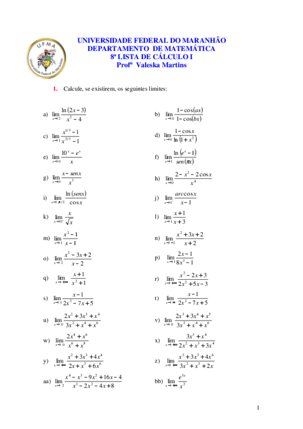 Miniatura del documento 8ª-Lista-CALCULO-DIFERENCIAL-1-2017-2.pdf