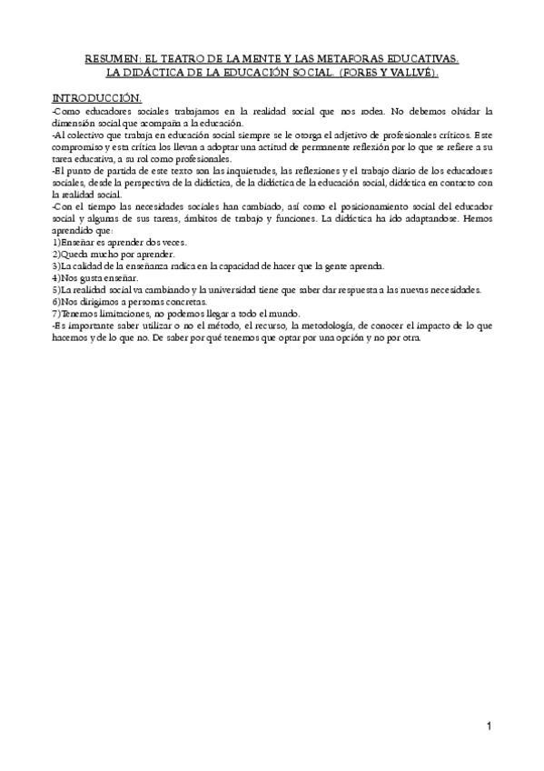 Miniatura del documento Resumen El Teatro de la Mente y las Metáforas educativas. Capítulo 1 al 8..pdf