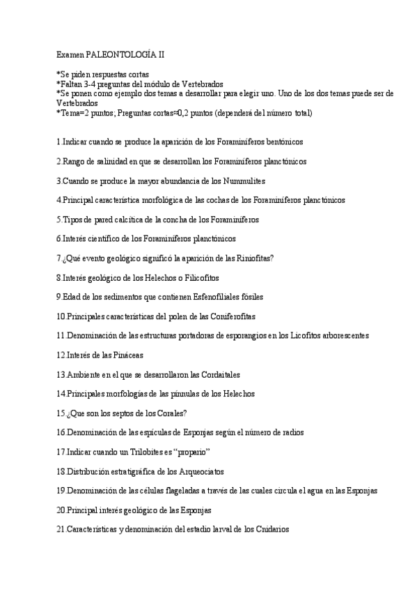 Miniatura del documento EXAMEN.TIPO.PALEONTOLOGÍA II.Micropaleontología-Paleobotánica-P.Invertebrados.pdf