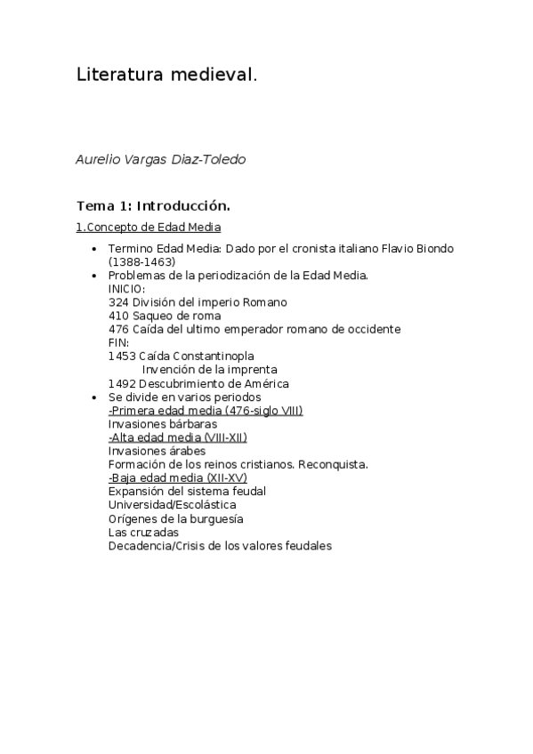 Miniatura del documento Literatura medieval apuntes.docx