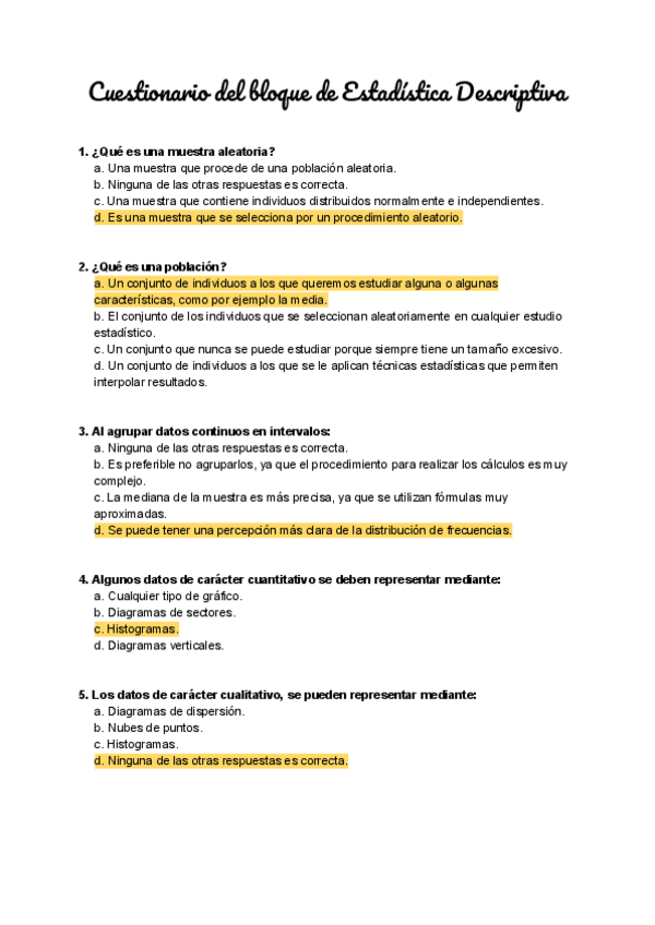 Miniatura del documento Cuestionario del bloque de Estadística Descriptiva.pdf