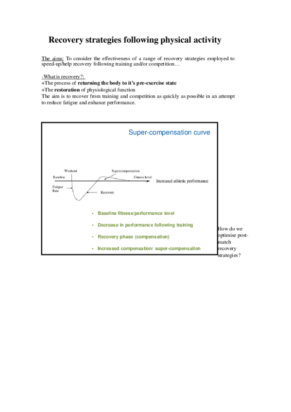Miniatura del documento Recovery strategies following physical activity.docx
