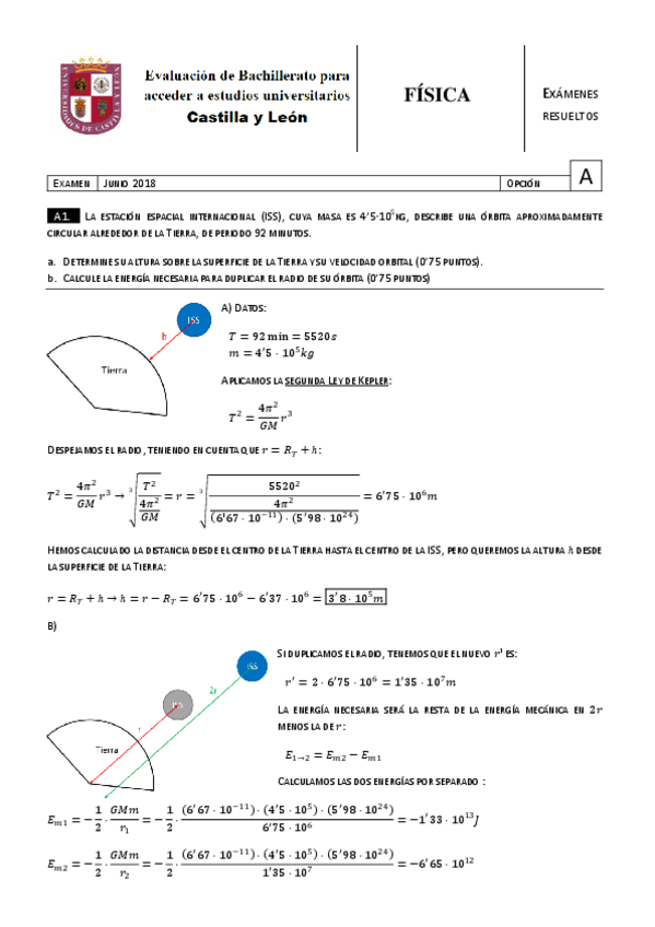 Miniatura del documento Junio 2018_Opción A_Resuelto_Física.pdf