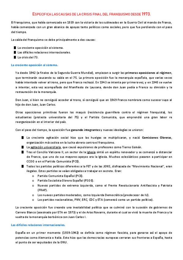 Miniatura del documento Especifica las causas de la crisis final del franquismo desde 1973.pdf