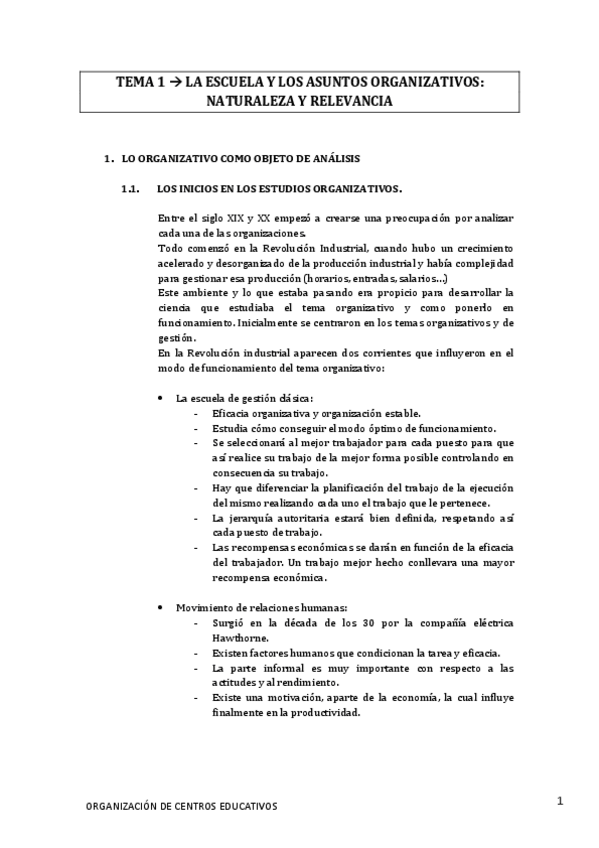 Miniatura del documento Tema 1 LA ESCUELA Y LOS ASUNTOS ORGANIZATIVOS NATURALEZA Y RELEVANCIA.pdf